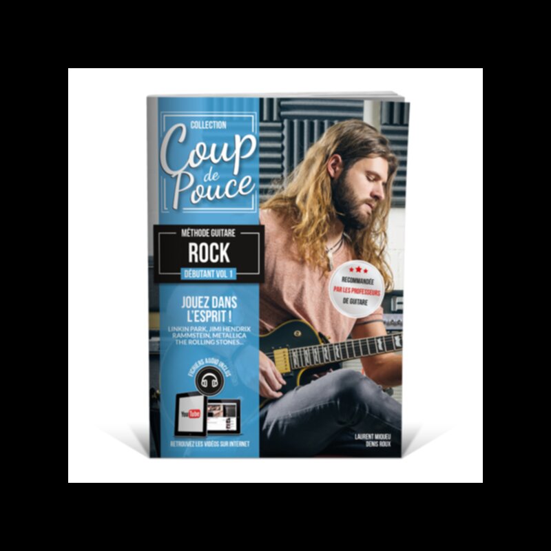 COUP DE POUCE Méthode Guitare Rock Débutant Vol 2