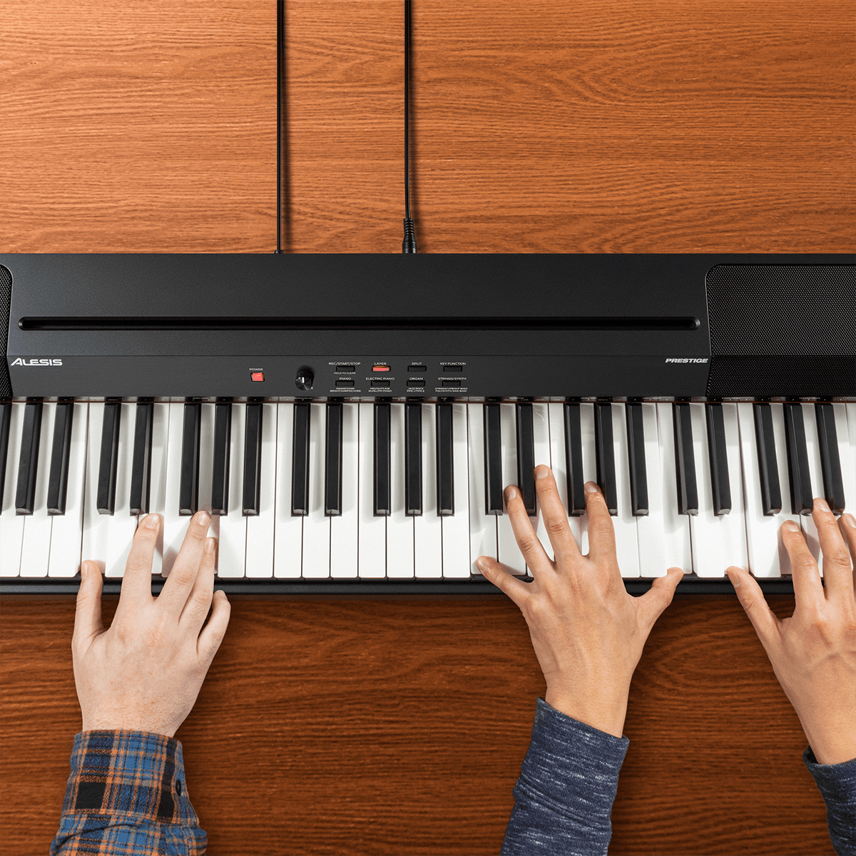 Yamaha Piano numérique 88 touches avec haut-parleurs P145B : :  Instruments de musique, scène et studio