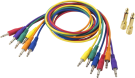 Korg SQ-CABLE-6 6 cables de patch mini-jack colorés 